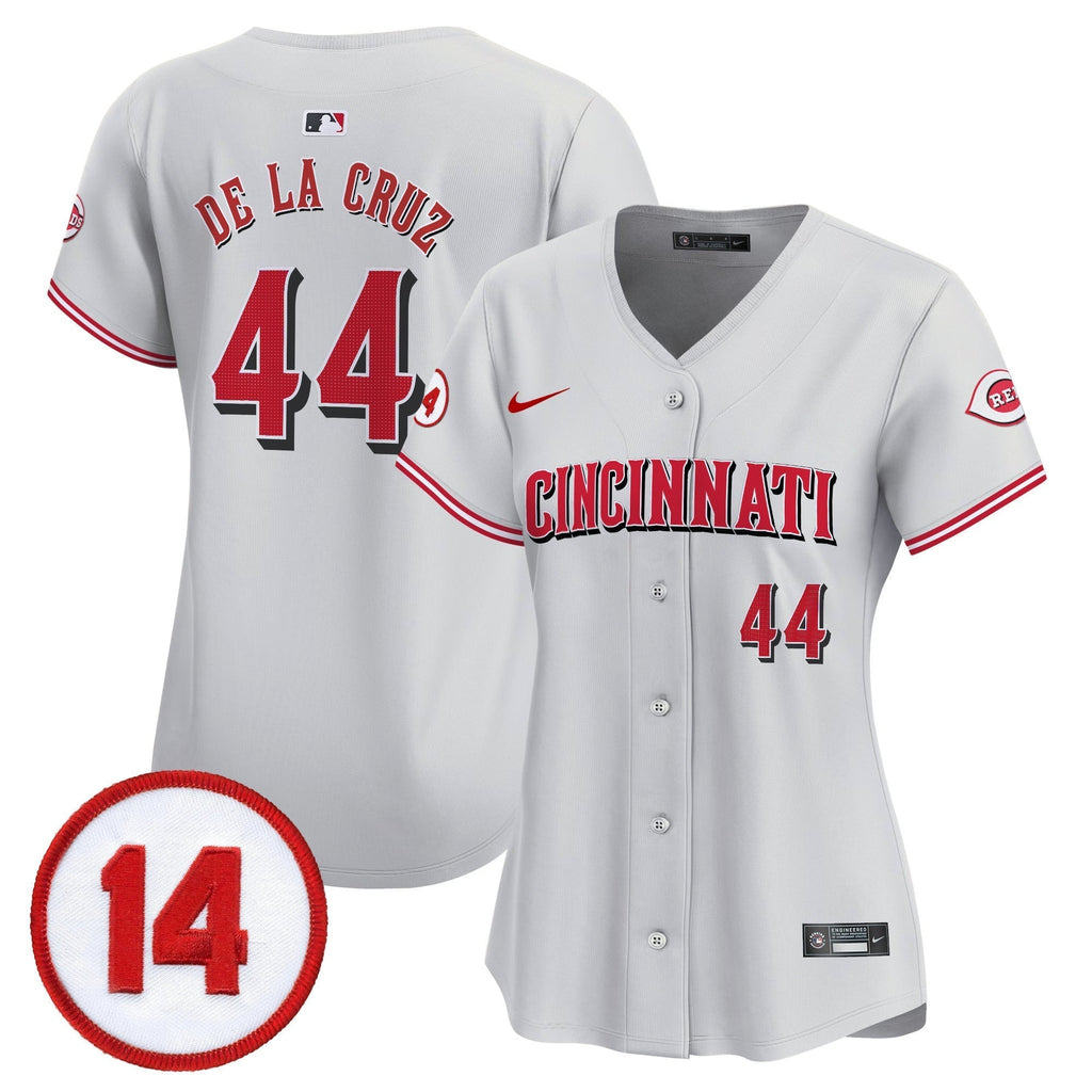 WoCincinnati Reds Pete Rose Patch Vapor Premier Limited Jersey - All Stitched