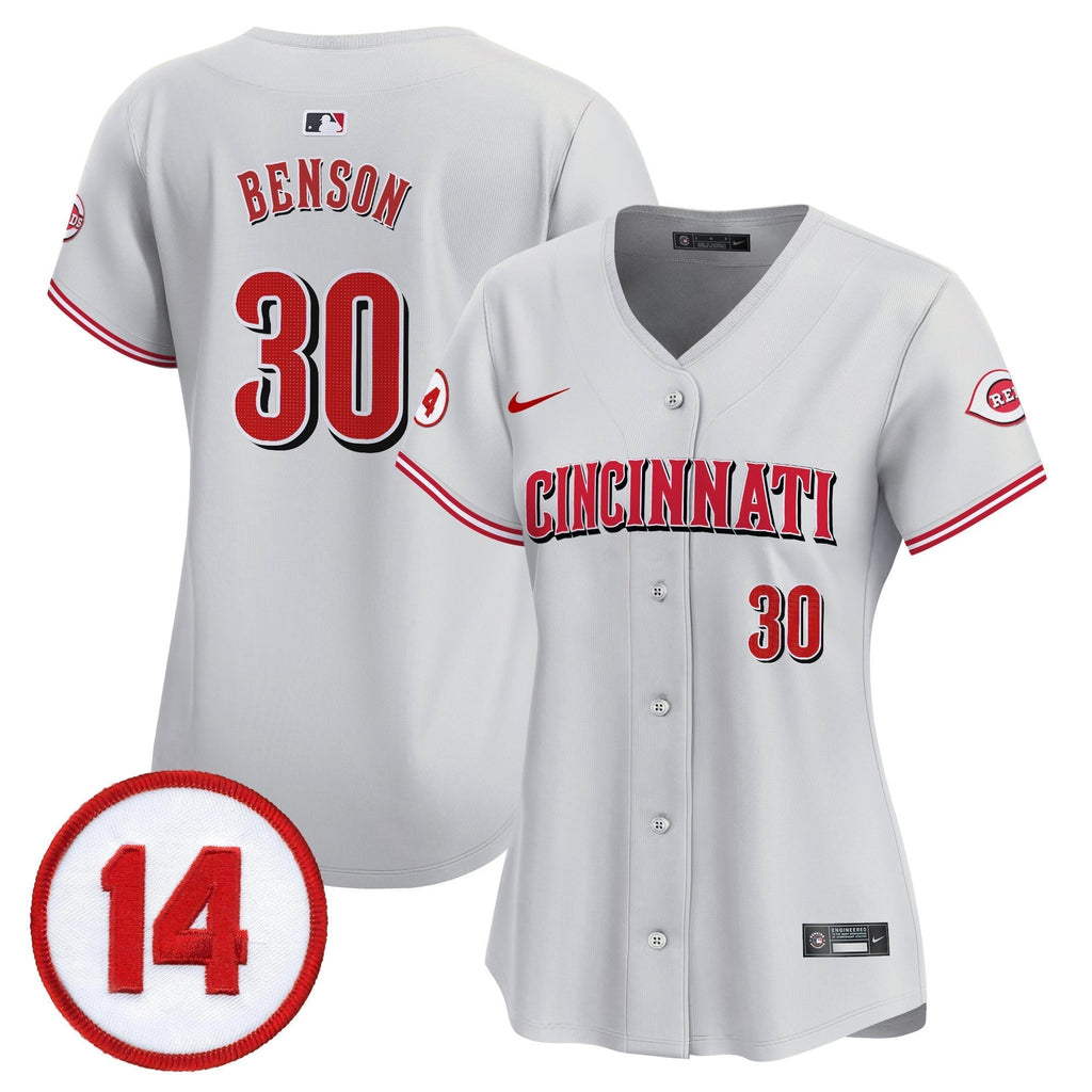 WoCincinnati Reds Pete Rose Patch Vapor Premier Limited Jersey - All Stitched