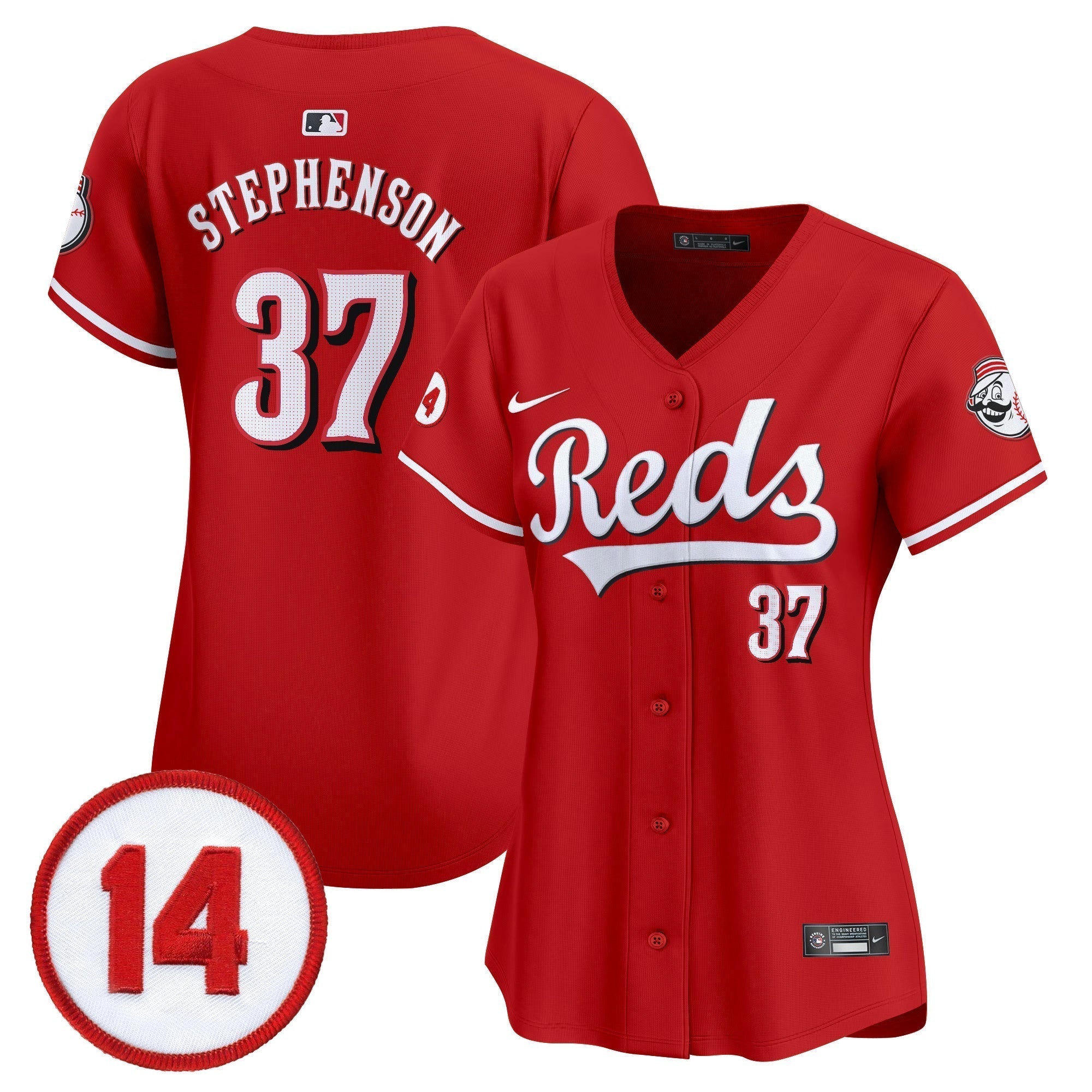 WoCincinnati Reds Pete Rose Patch Vapor Premier Limited Jersey - All Stitched