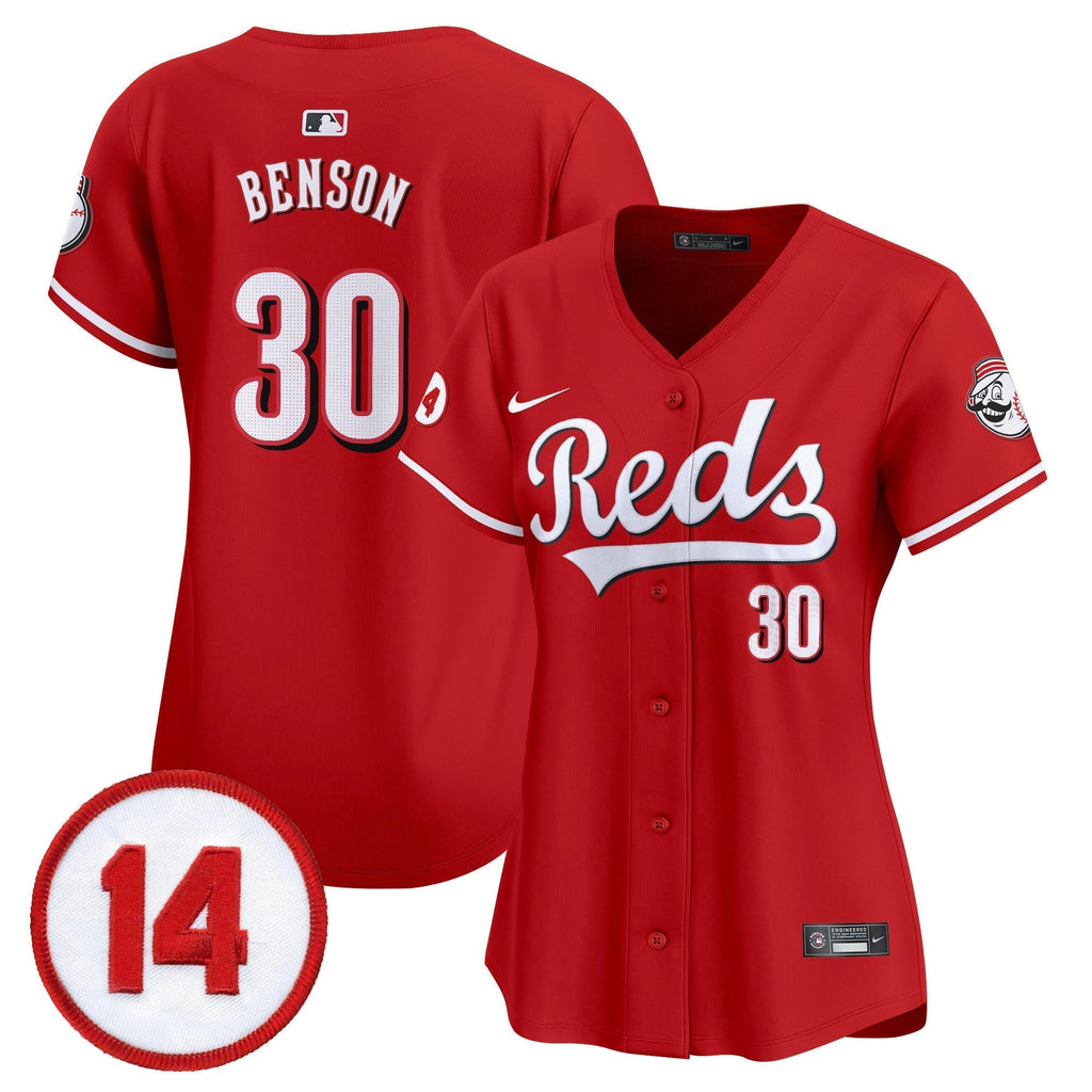WoCincinnati Reds Pete Rose Patch Vapor Premier Limited Jersey - All Stitched
