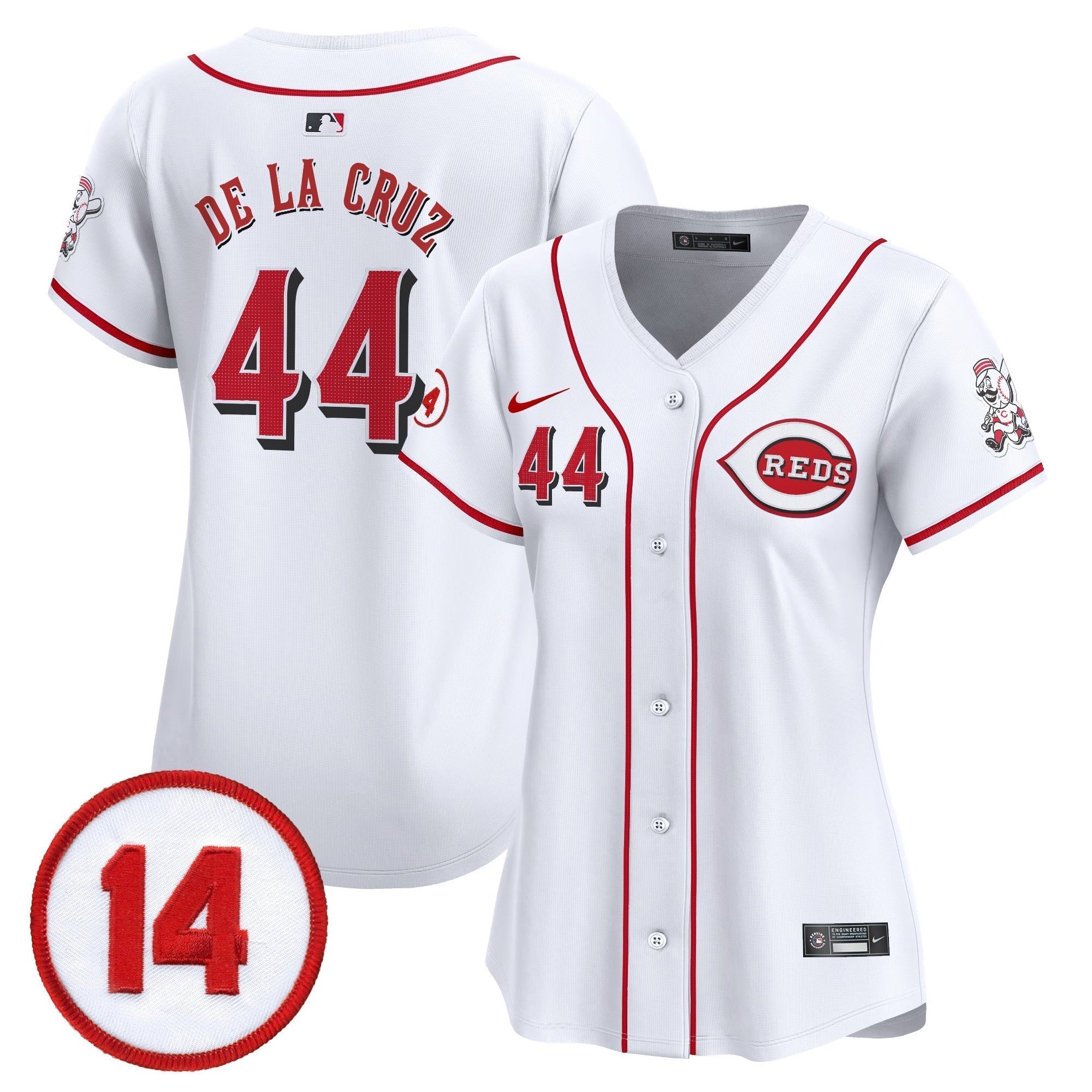 WoCincinnati Reds Pete Rose Patch Vapor Premier Limited Men Jersey - All Stitched