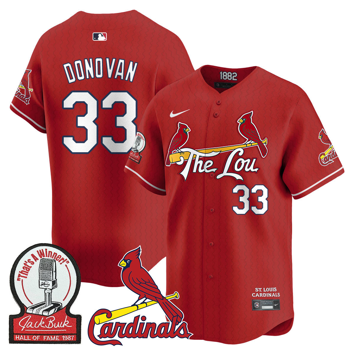 STL Jack Buck Limited Jersey - All Stitched