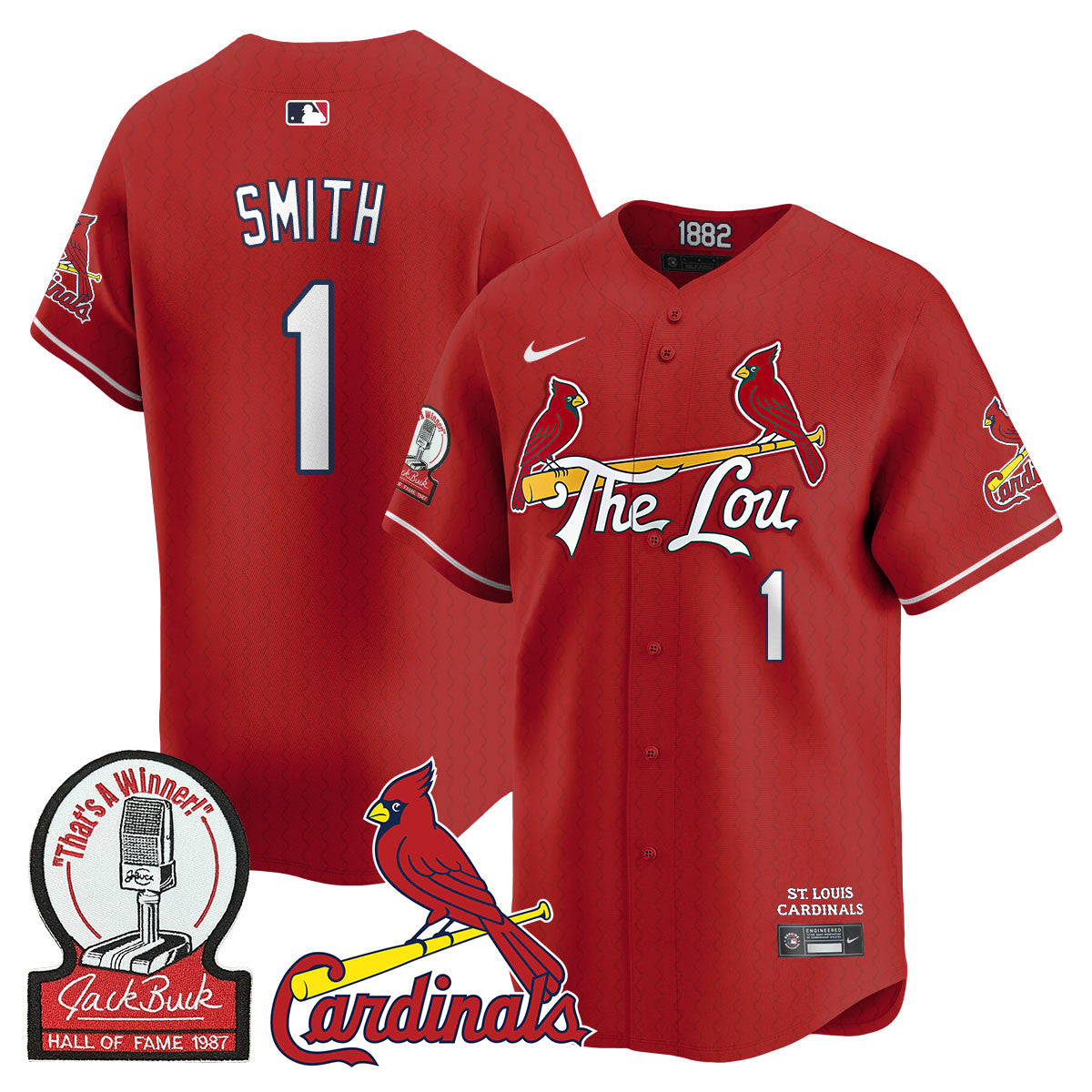 STL Jack Buck Limited Jersey - All Stitched