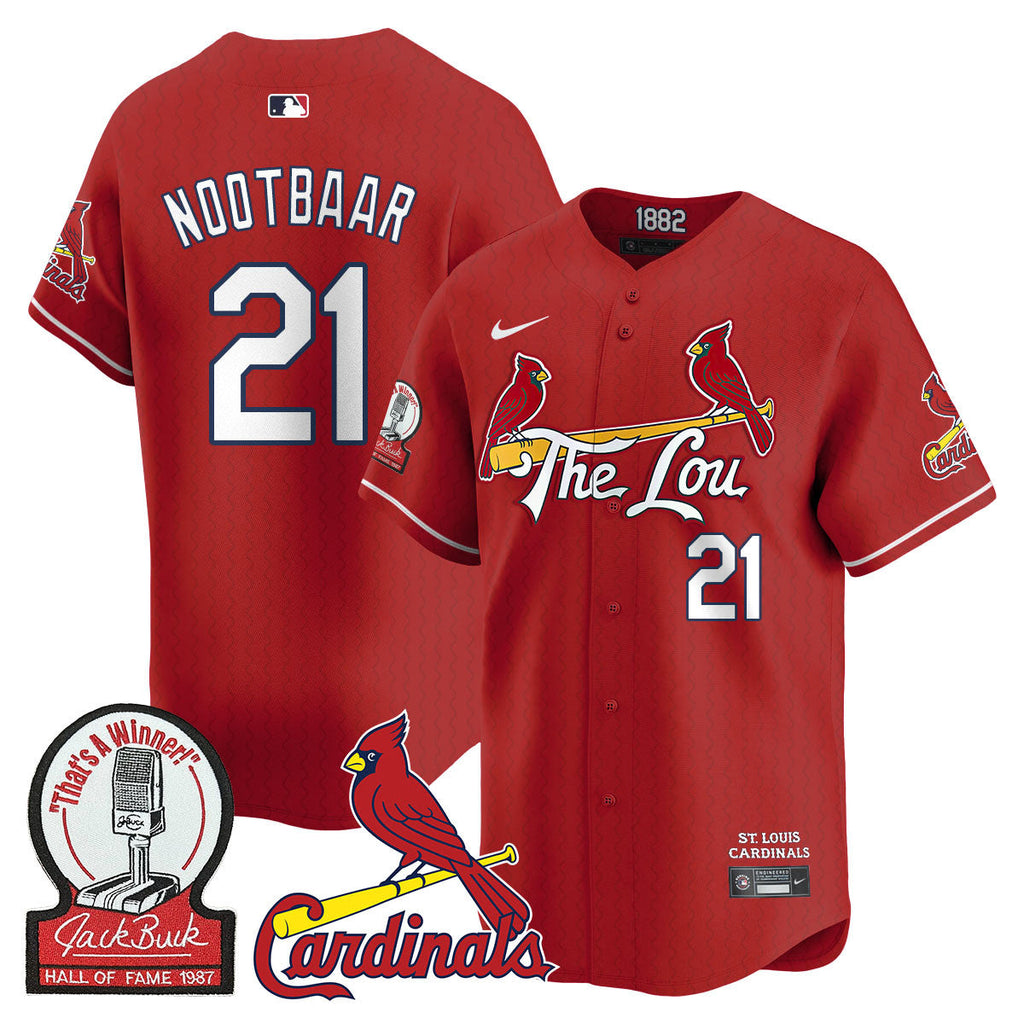 STL Jack Buck Limited Jersey - All Stitched