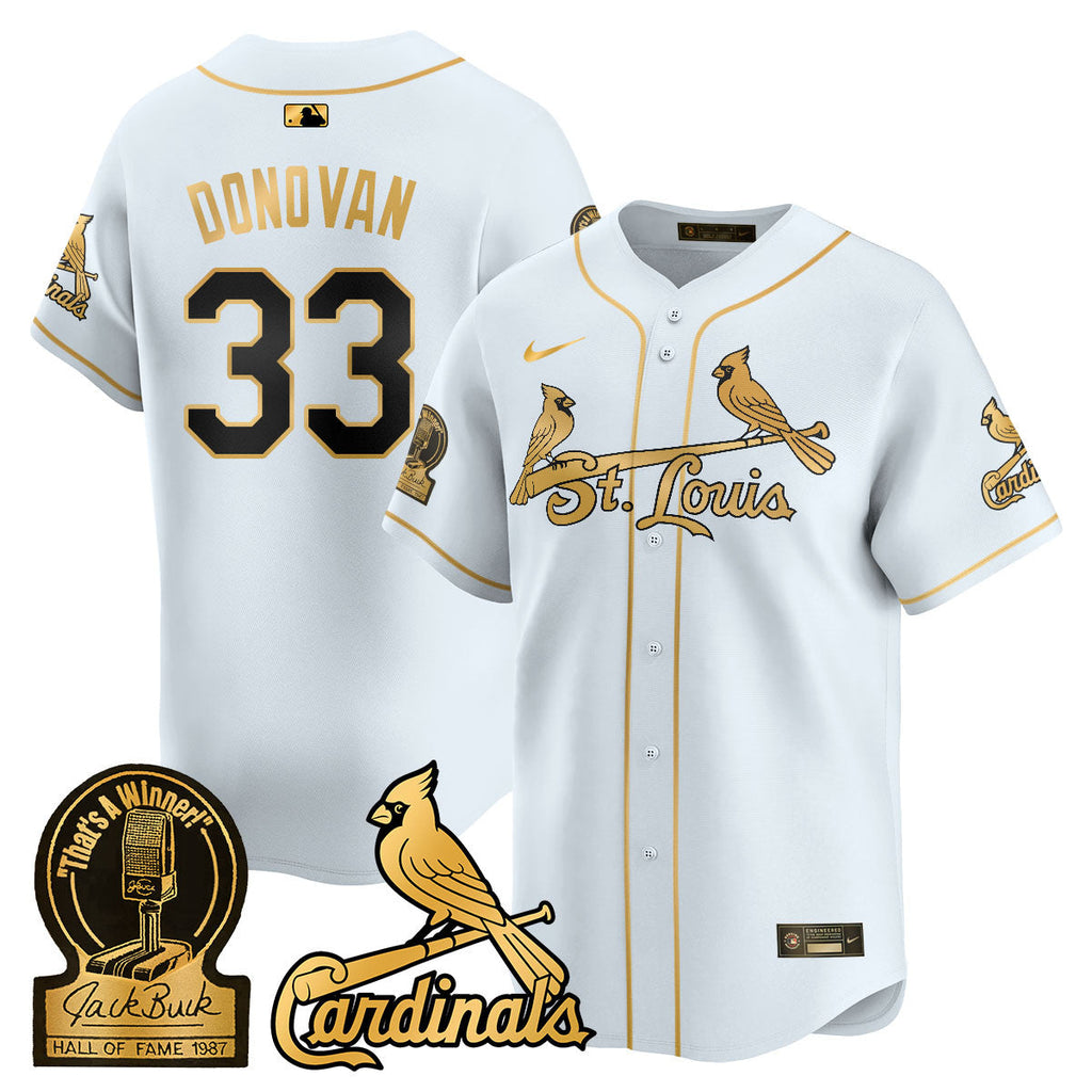 STL Jack Buck Limited Jersey - All Stitched
