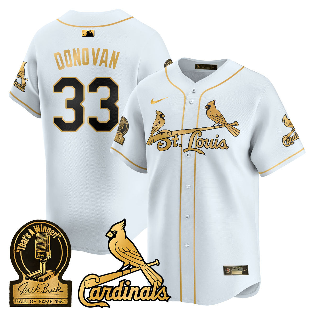 STL Jack Buck Limited Jersey - All Stitched