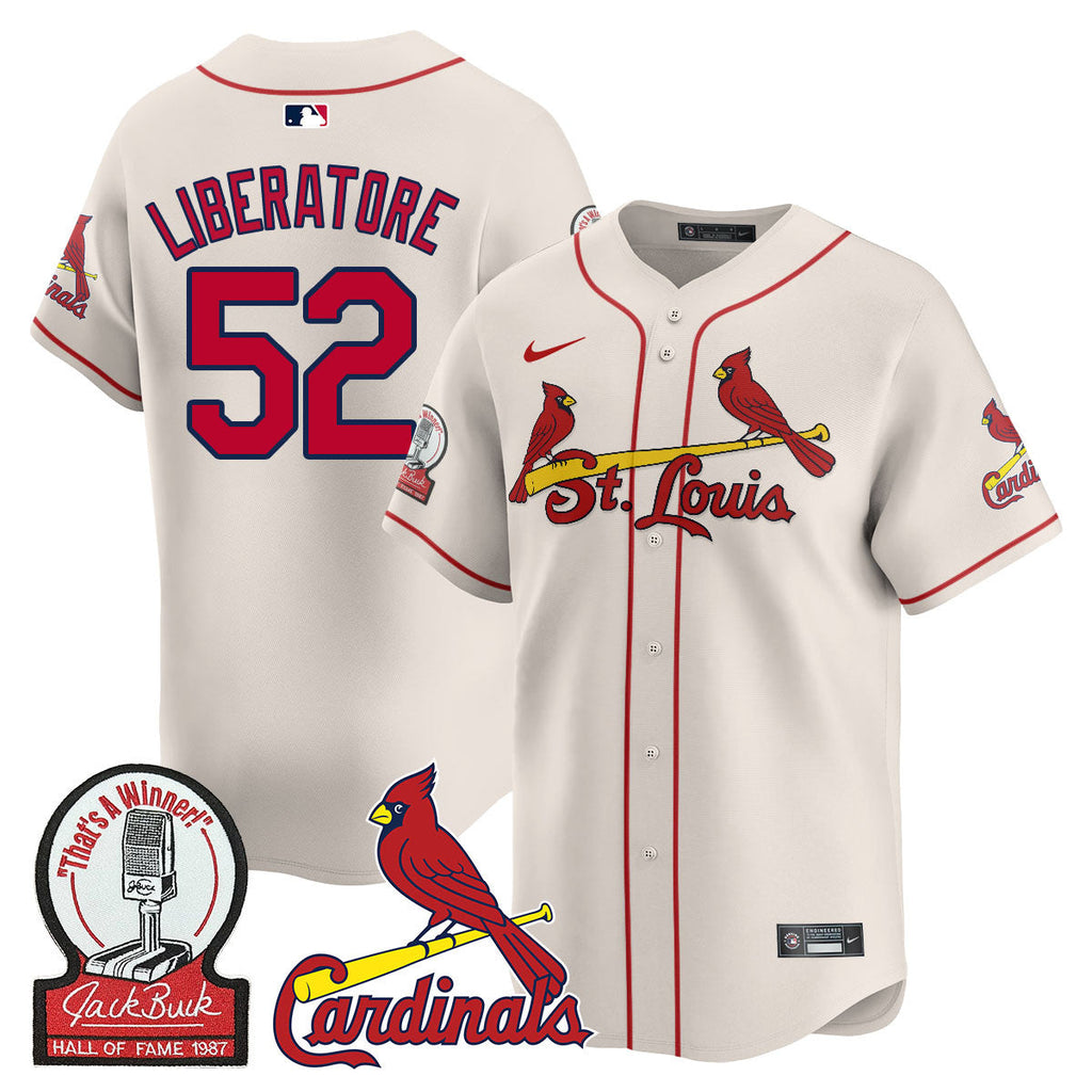 STL Jack Buck Limited Jersey - All Stitched