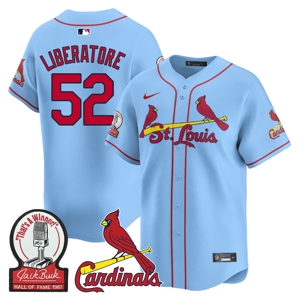 STL Jack Buck Limited Jersey - All Stitched