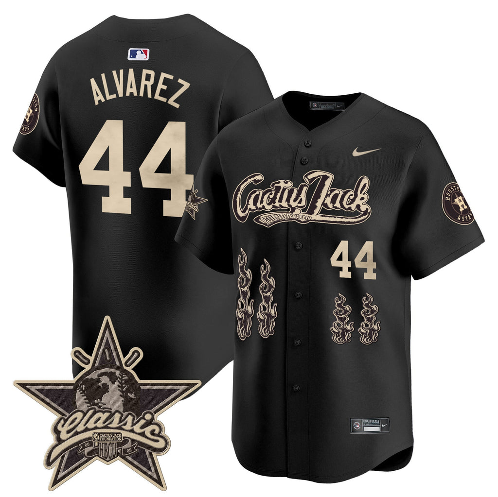 HOU Cactus Jack 2025 Vapor Premier Limited Jersey - All Stitched