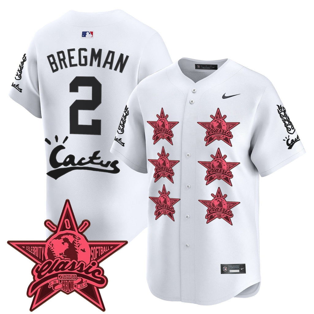 HOU Cactus Jack 2025 Vapor Premier Limited Jersey V2 - All Stitched