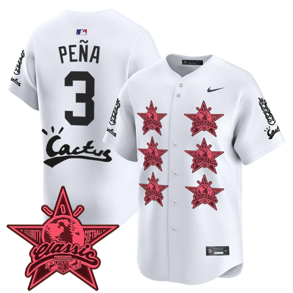HOU Cactus Jack 2025 Vapor Premier Limited Jersey V2 - All Stitched