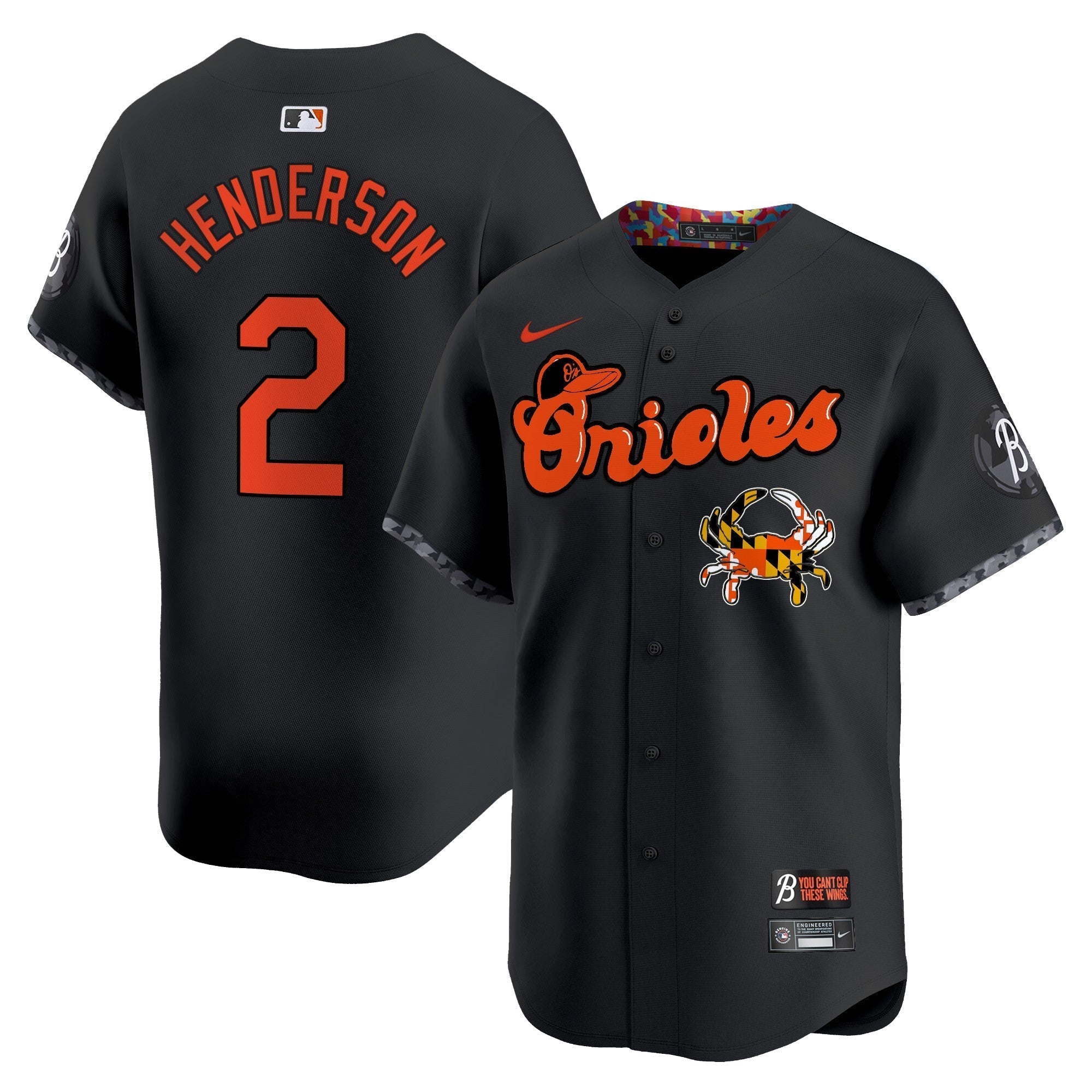 BAL Maryland Blue Crab Vapor Premier Limited Jersey - All Stitched