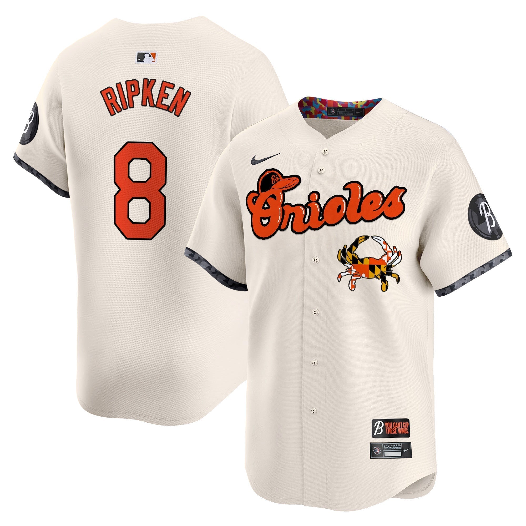 BAL Maryland Blue Crab Vapor Premier Limited Jersey - All Stitched