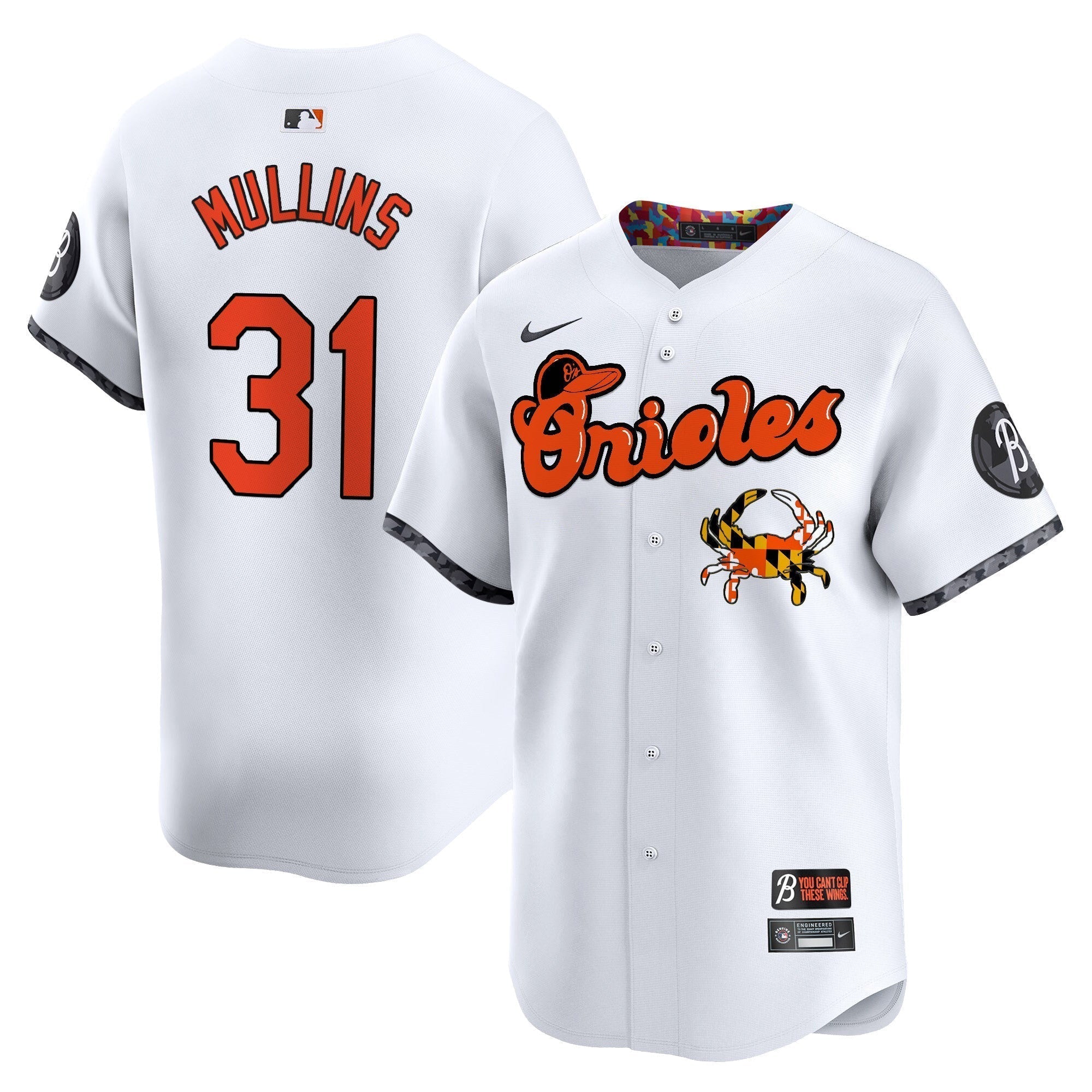 BAL Maryland Blue Crab Vapor Premier Limited Jersey - All Stitched