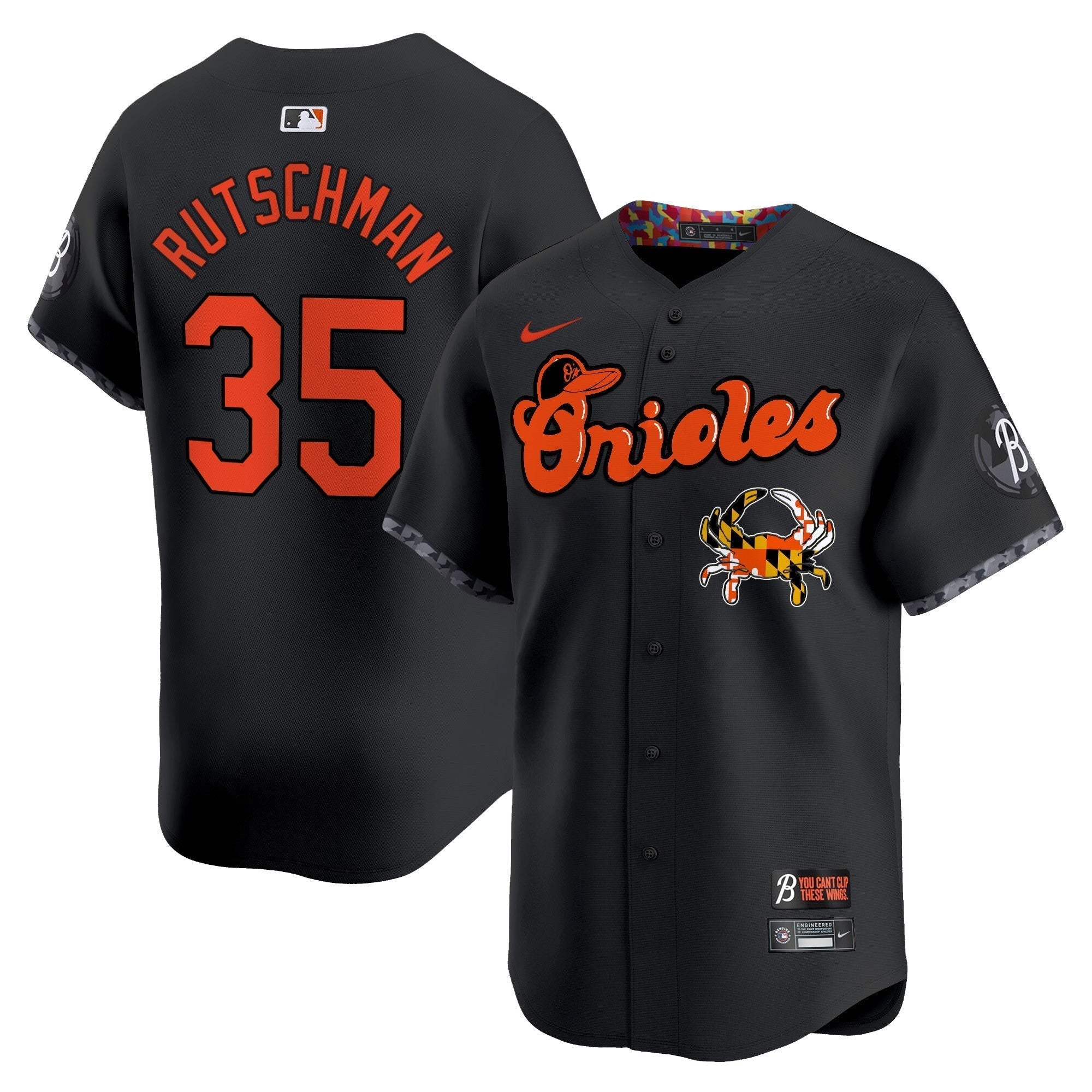 BAL Maryland Blue Crab Vapor Premier Limited Jersey - All Stitched