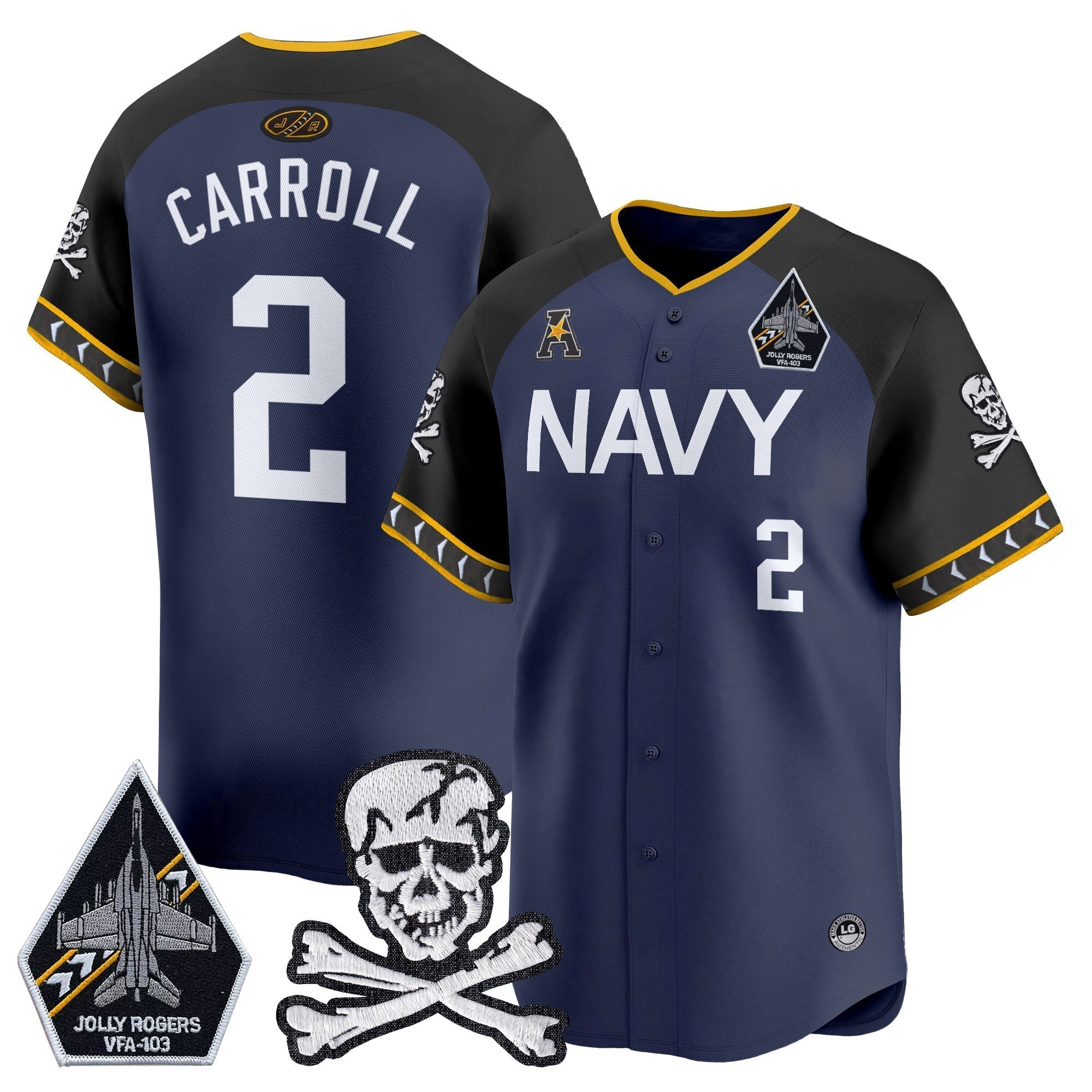 Navy MID 2025 Vapor Premier Limited Jersey - All Stitched