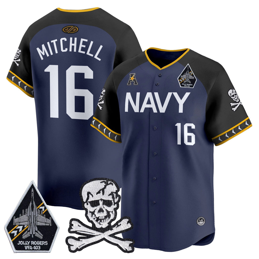 Navy MID 2025 Vapor Premier Limited Jersey - All Stitched