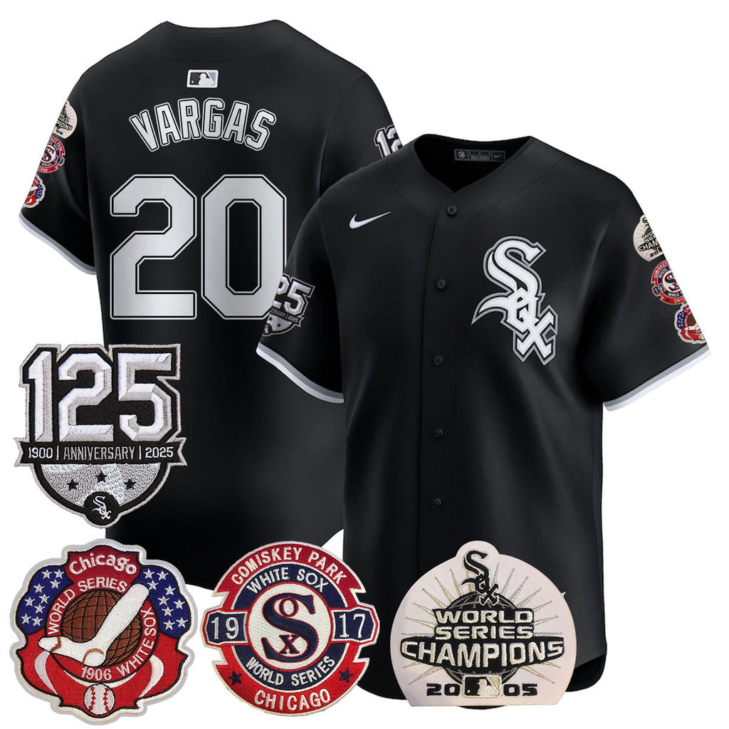 CWS 125th Anniversary - World Series Champions Jersey - All Stitched