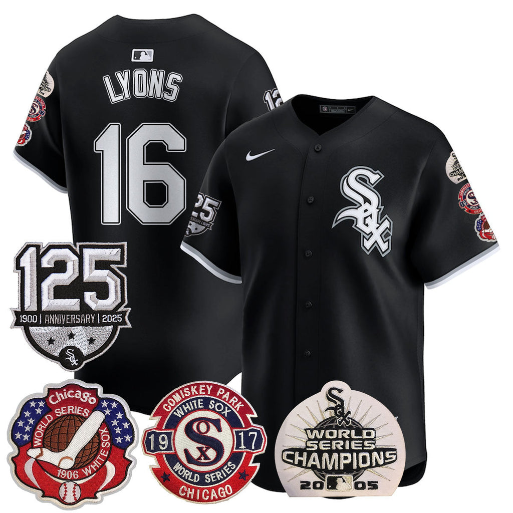 CWS 125th Anniversary - World Series Champions Jersey - All Stitched