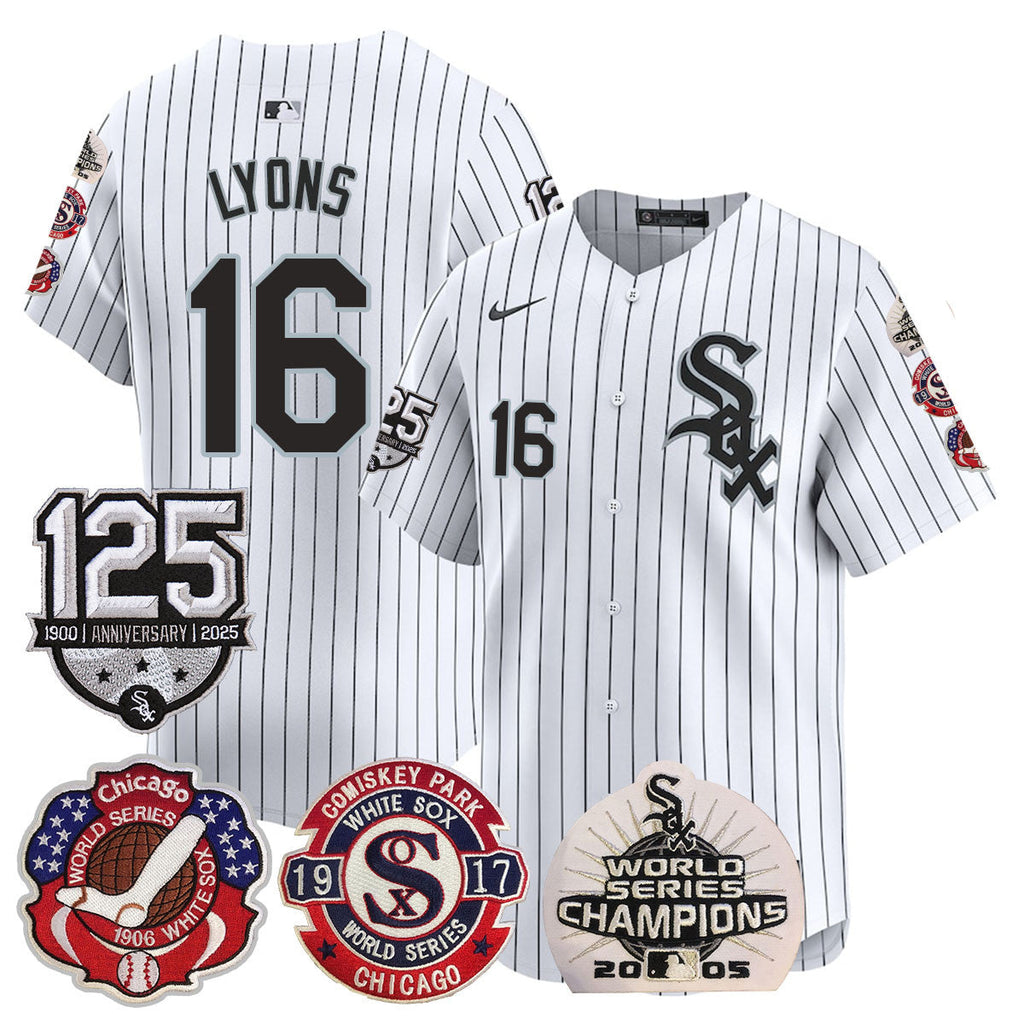 CWS 125th Anniversary - World Series Champions Jersey - All Stitched