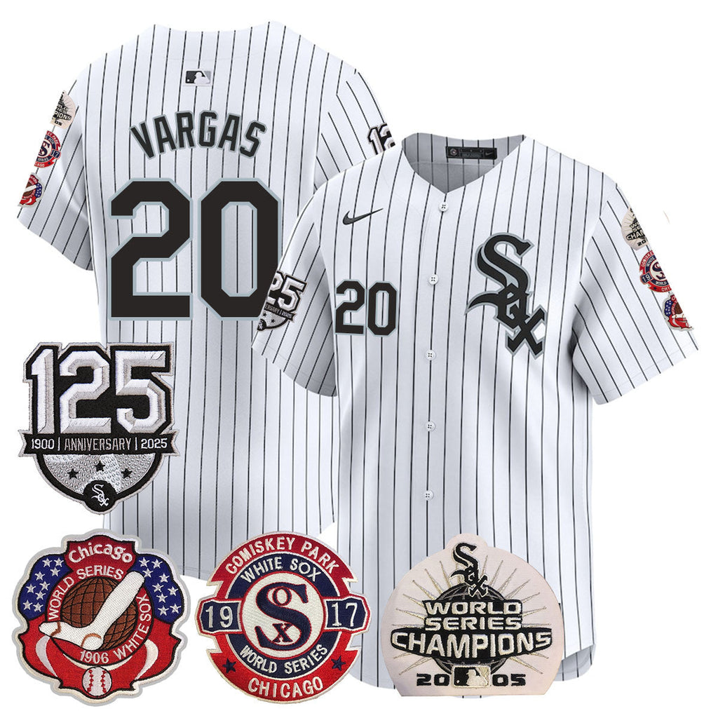CWS 125th Anniversary - World Series Champions Jersey - All Stitched