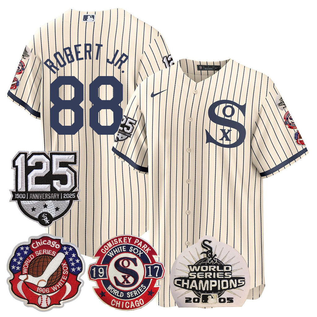 CWS 125th Anniversary - World Series Champions Jersey - All Stitched
