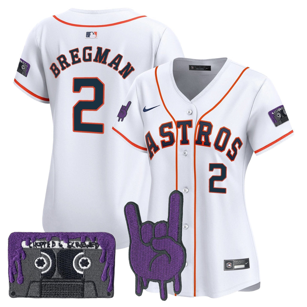 Women's HOU DJ Screw Patch Vapor Premier Limited Jersey - All Stitched