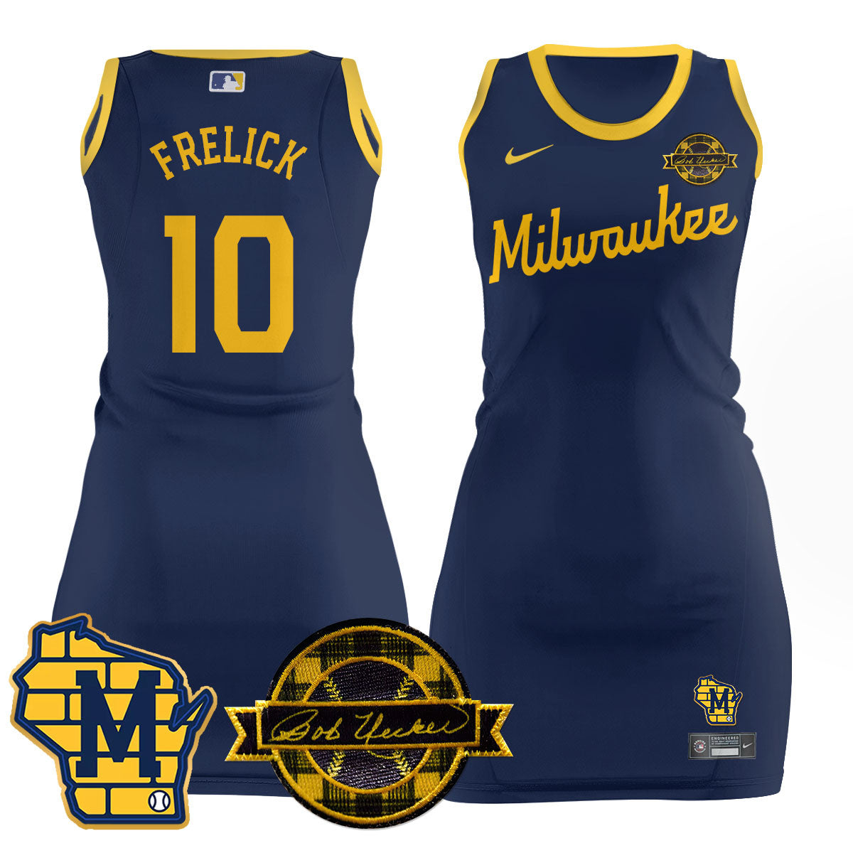 MIL Limited Dress - Bob Uecker Patch - All Stitched