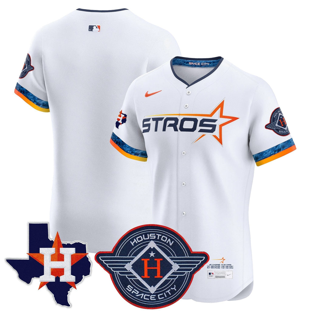 HOU 2025 City Connect Texas Patch Vapor Premier Elite Men Jersey - All Stitched