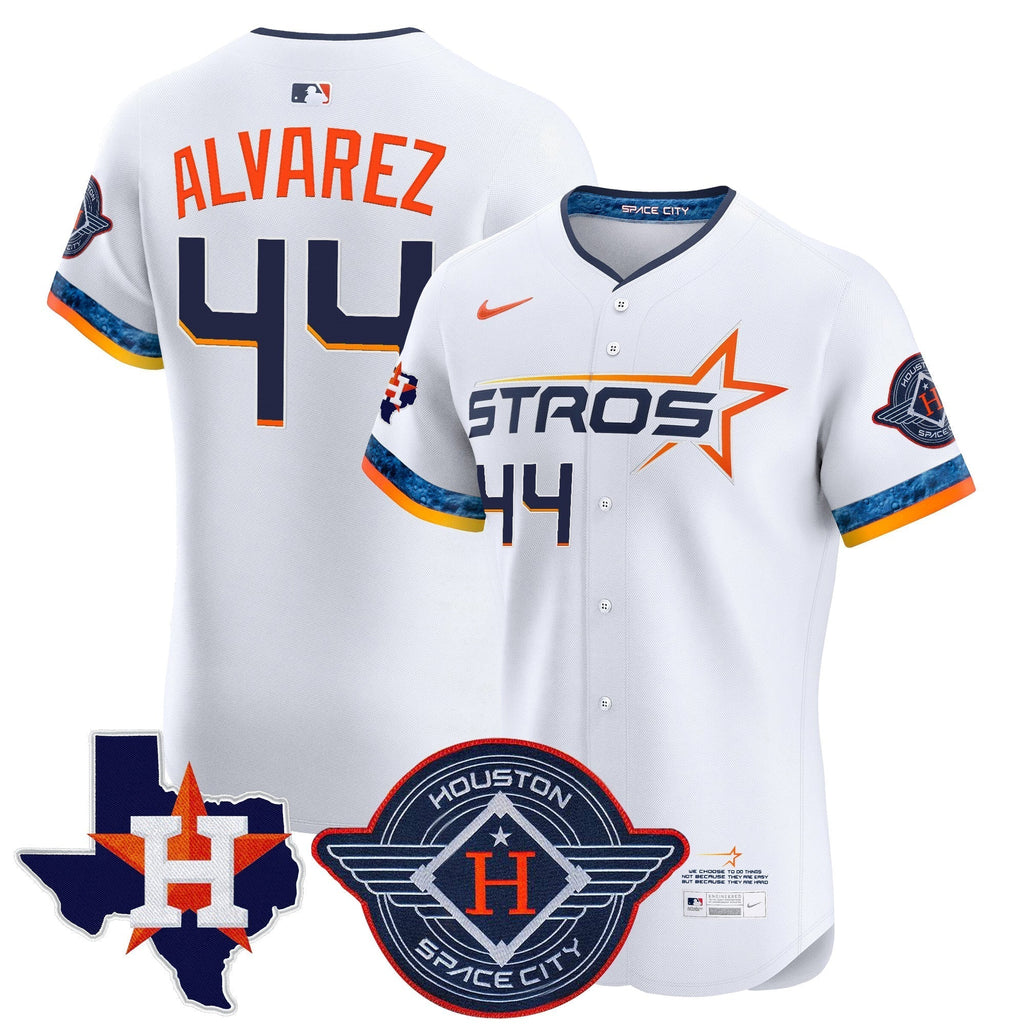 HOU 2025 City Connect Texas Patch Vapor Premier Elite Men Jersey - All Stitched