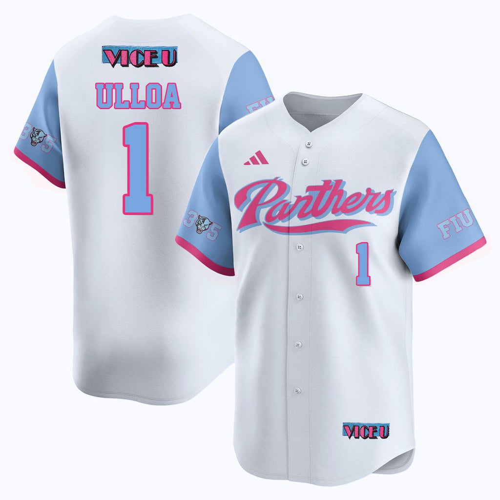 FIU Baseball 2025 'Vice U' Jersey - All Stitched