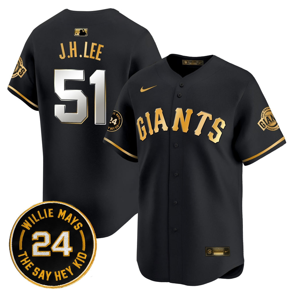 SF 2025 Willie Mays Patch Vapor Premier Limited Men Jersey - All Stitched