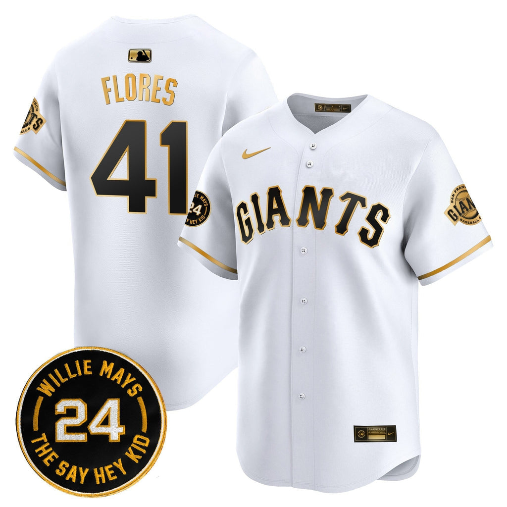 SF 2025 Willie Mays Patch Vapor Premier Limited Men Jersey - All Stitched