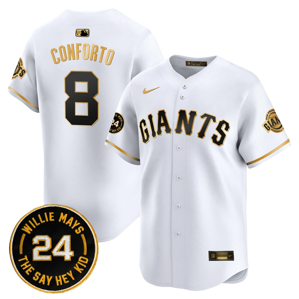 SF 2025 Willie Mays Patch Vapor Premier Limited Men Jersey - All Stitched