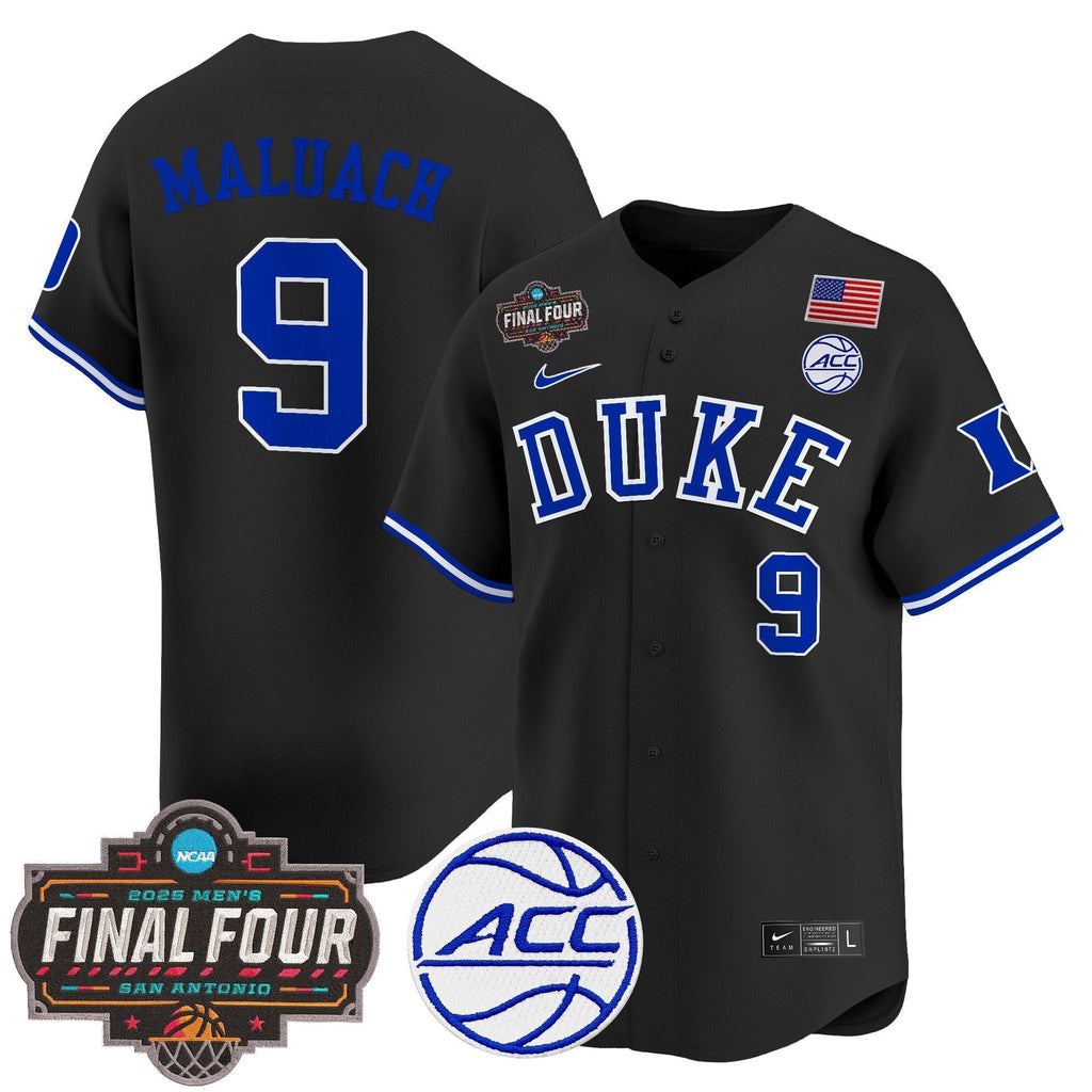 DUKE 2025 Final Four Patch Vapor Baseball Jersey - All Stitched