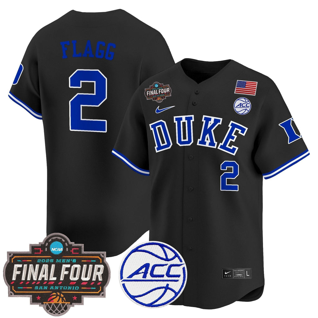 DUKE 2025 Final Four Patch Vapor Baseball Jersey - All Stitched