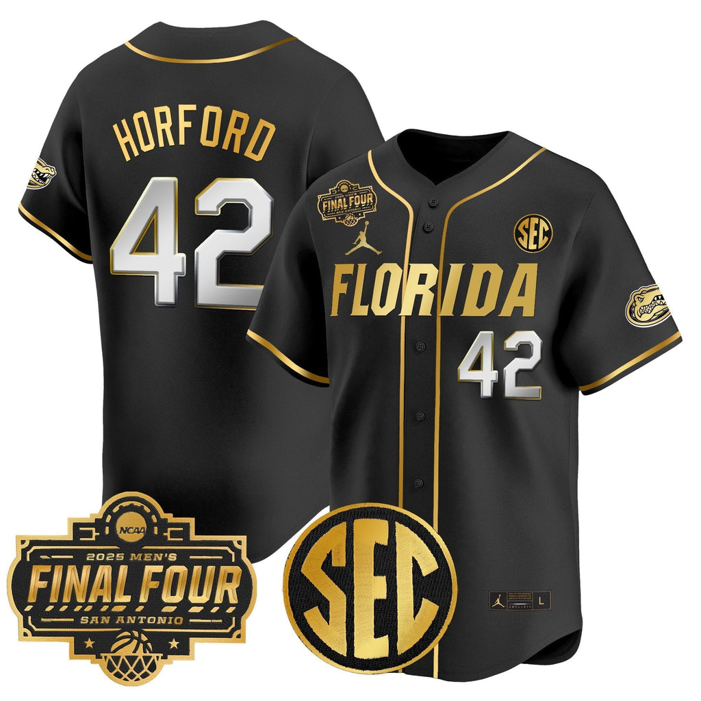 UF 2025 Final Four Patch Vapor Baseball Jersey - All Stitched