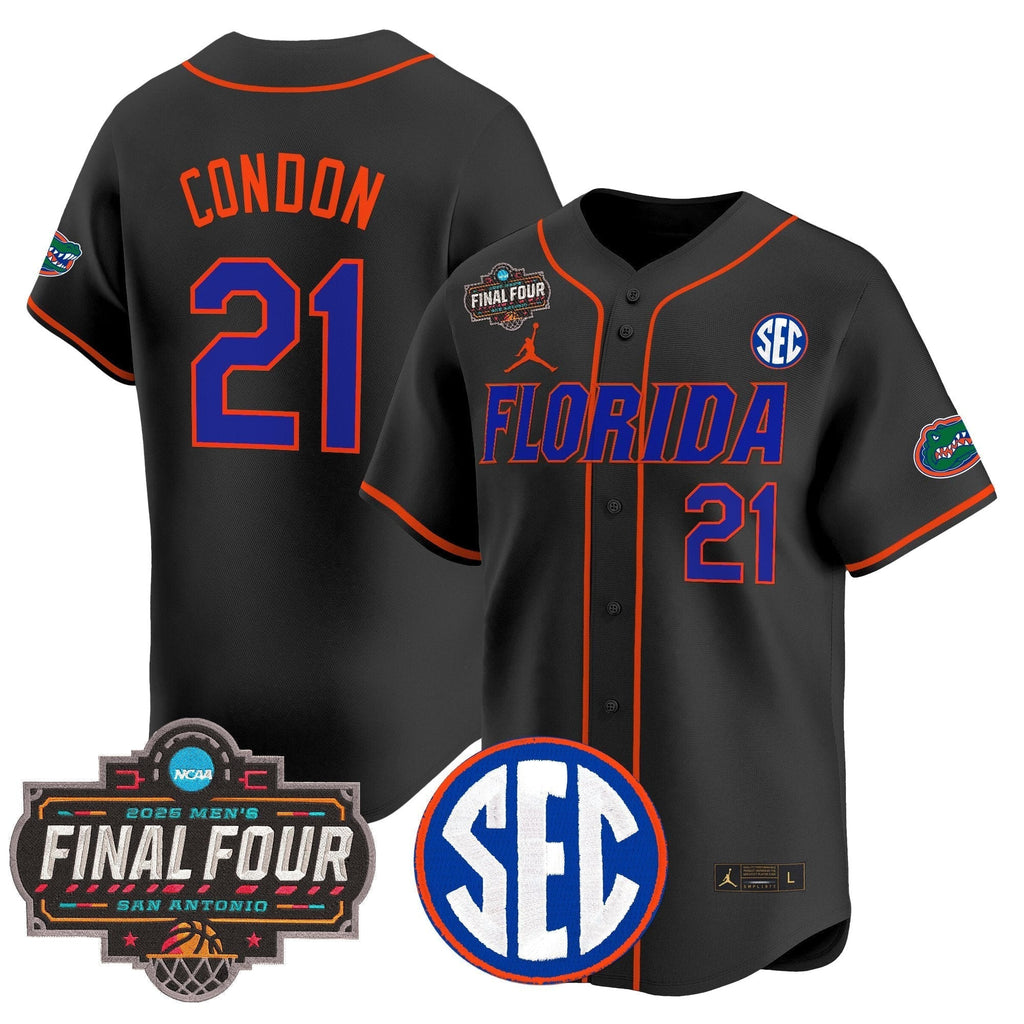 UF 2025 Final Four Patch Vapor Baseball Jersey - All Stitched
