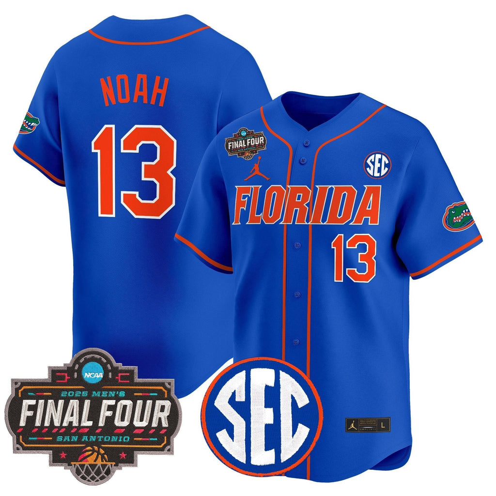 UF 2025 Final Four Patch Vapor Baseball Jersey - All Stitched