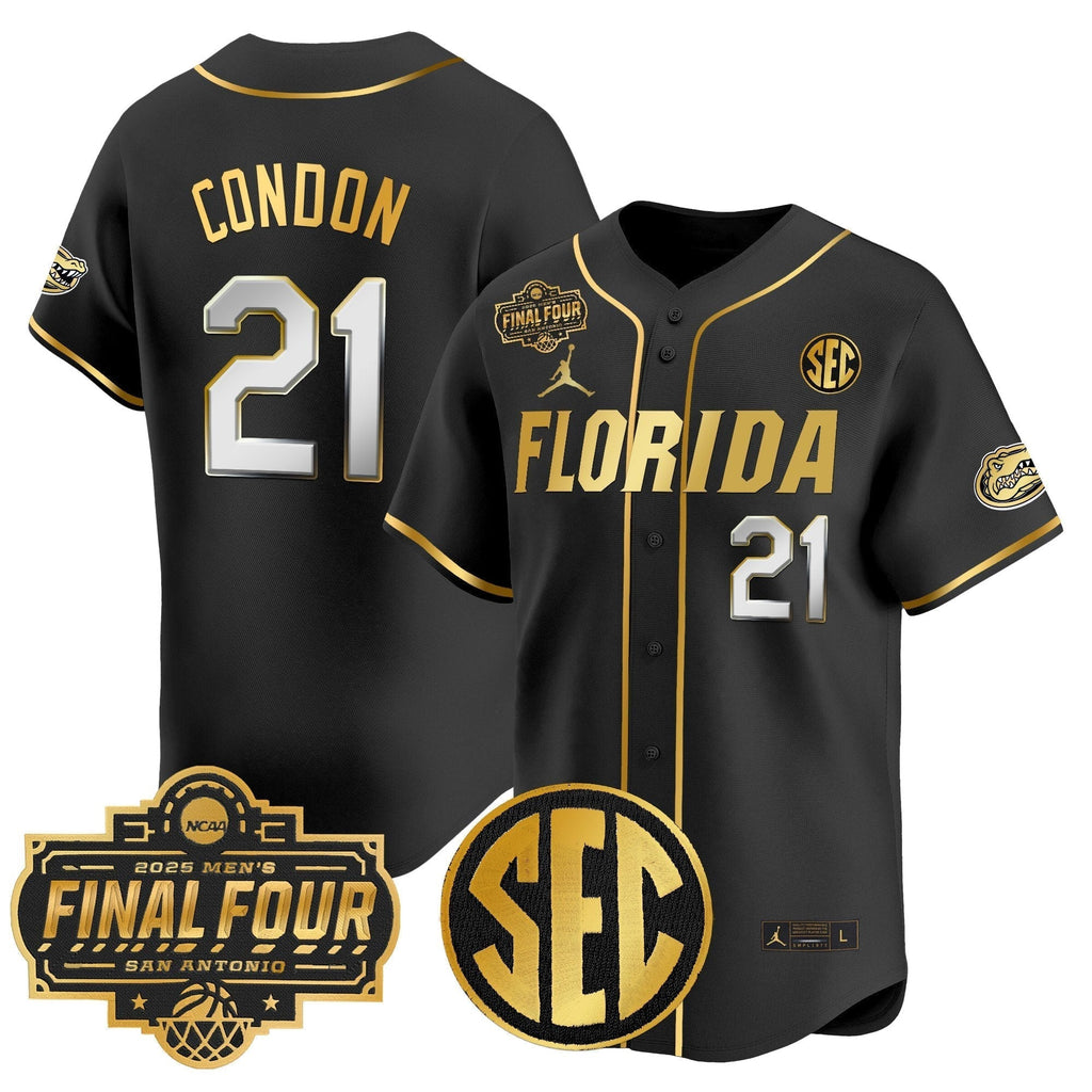 UF 2025 Final Four Patch Vapor Baseball Jersey - All Stitched