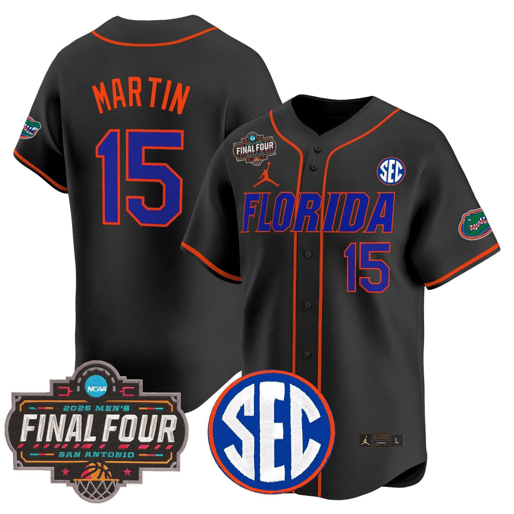UF 2025 Final Four Patch Vapor Baseball Jersey - All Stitched