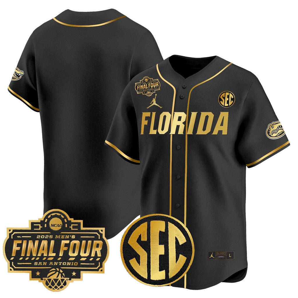 UF 2025 Final Four Patch Vapor Baseball Jersey - All Stitched