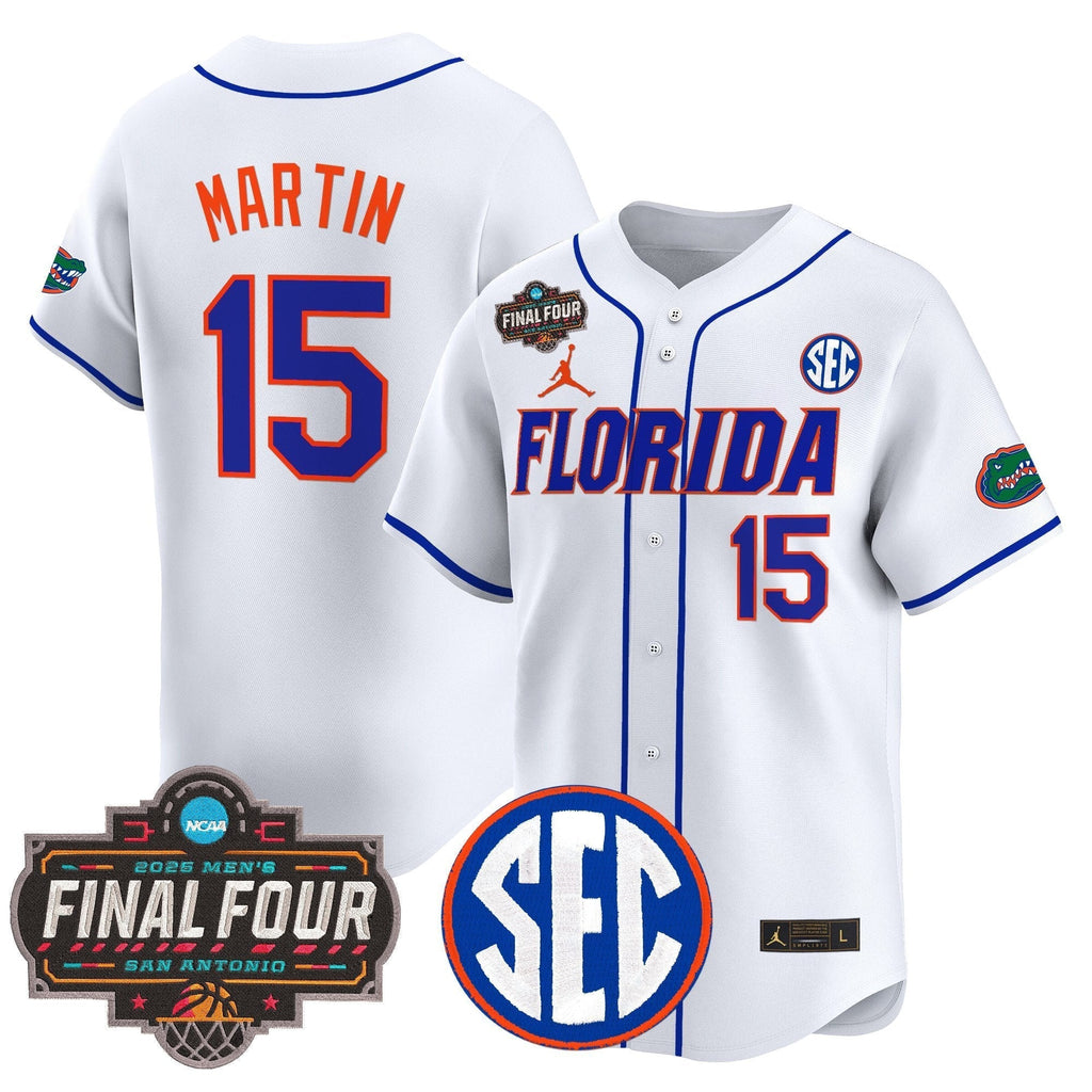 UF 2025 Final Four Patch Vapor Baseball Jersey - All Stitched
