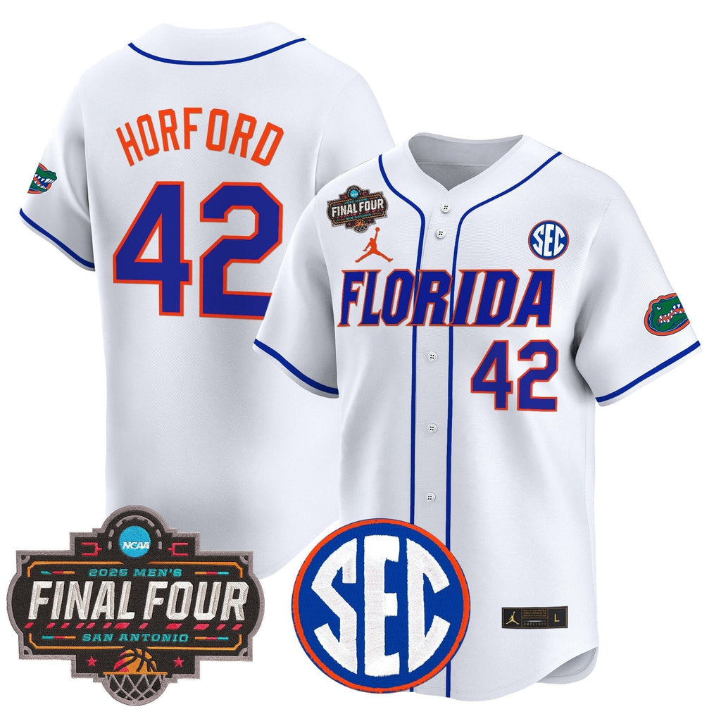 UF 2025 Final Four Patch Vapor Baseball Jersey - All Stitched