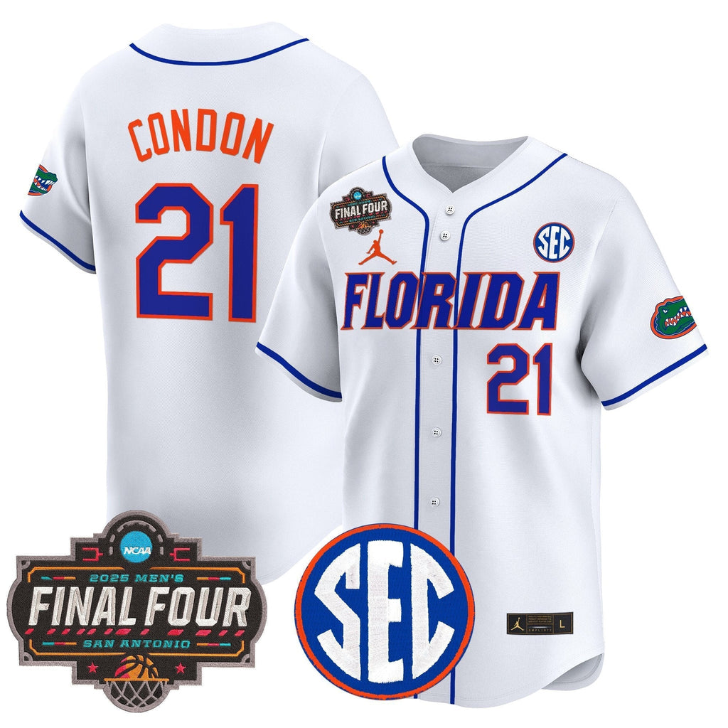 UF 2025 Final Four Patch Vapor Baseball Jersey - All Stitched