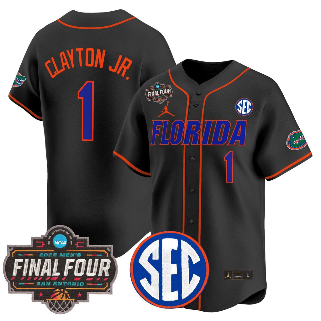 UF 2025 Final Four Patch Vapor Baseball Jersey - All Stitched