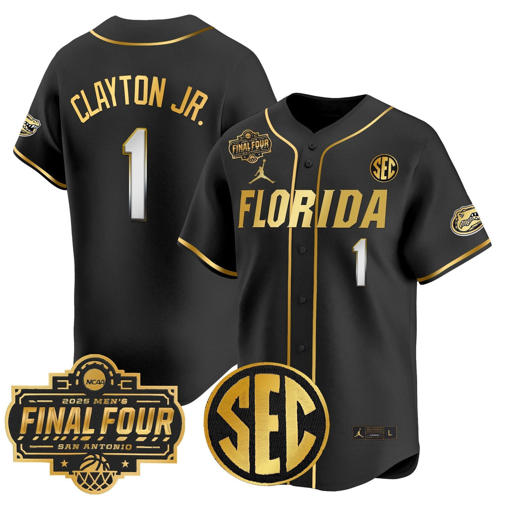 UF 2025 Final Four Patch Vapor Baseball Jersey - All Stitched