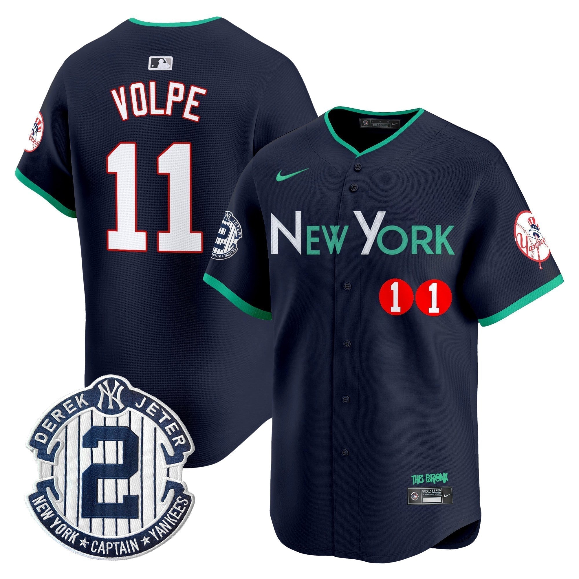 NYY City Connect Vapor Premier Limited Jersey - All Stitched