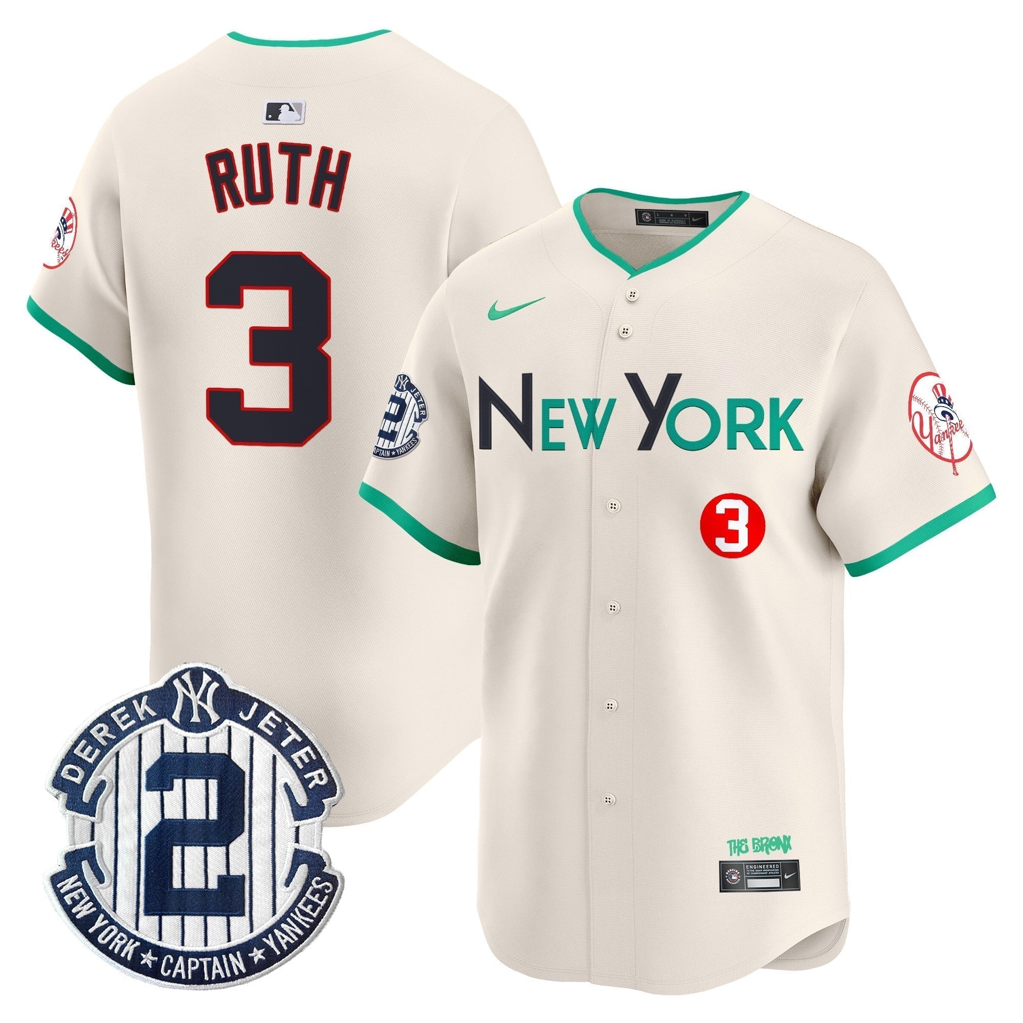 NYY City Connect Vapor Premier Limited Jersey - All Stitched
