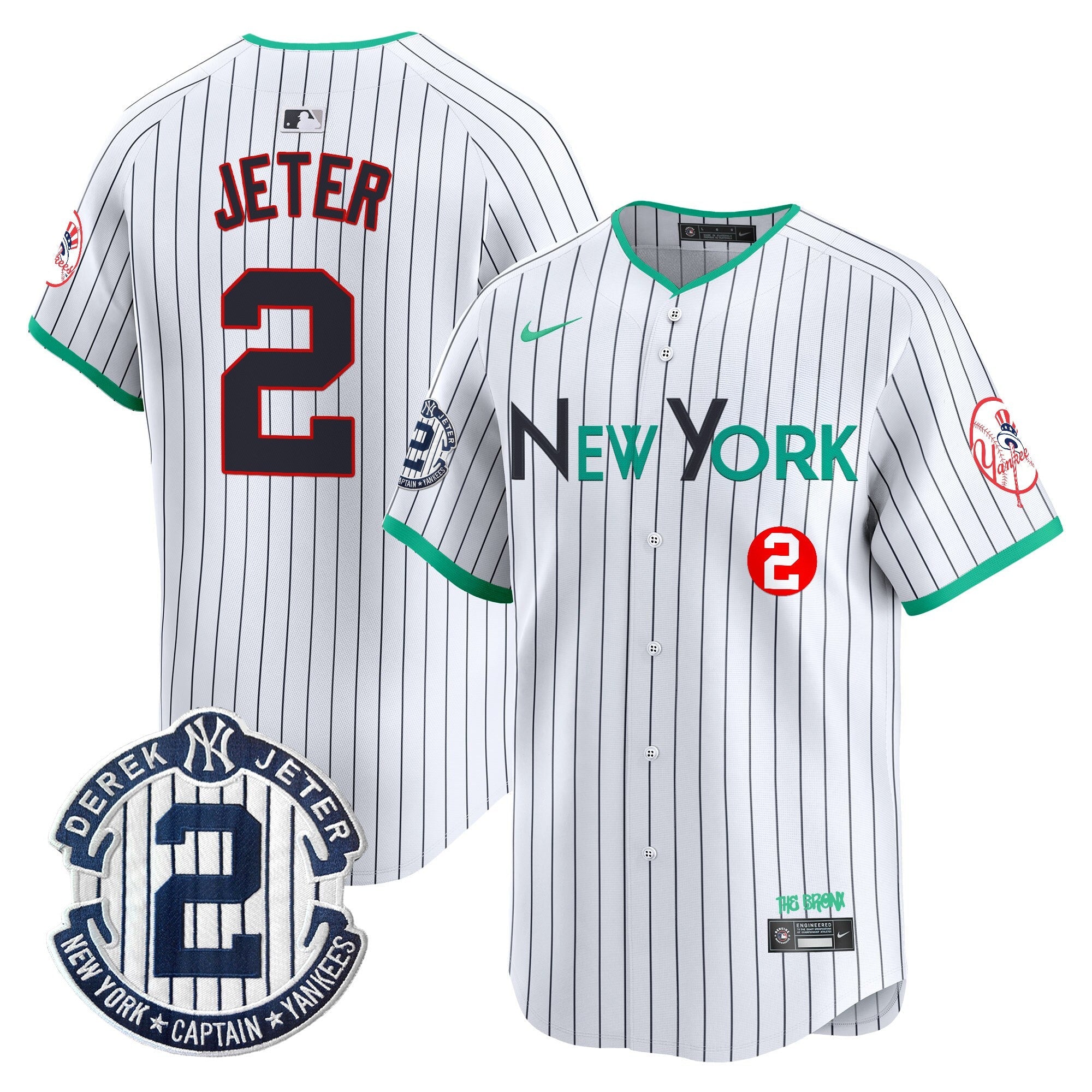 NYY City Connect Vapor Premier Limited Jersey - All Stitched